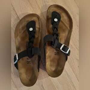 Birkenstock Gizeh Braided Sandal Black 42